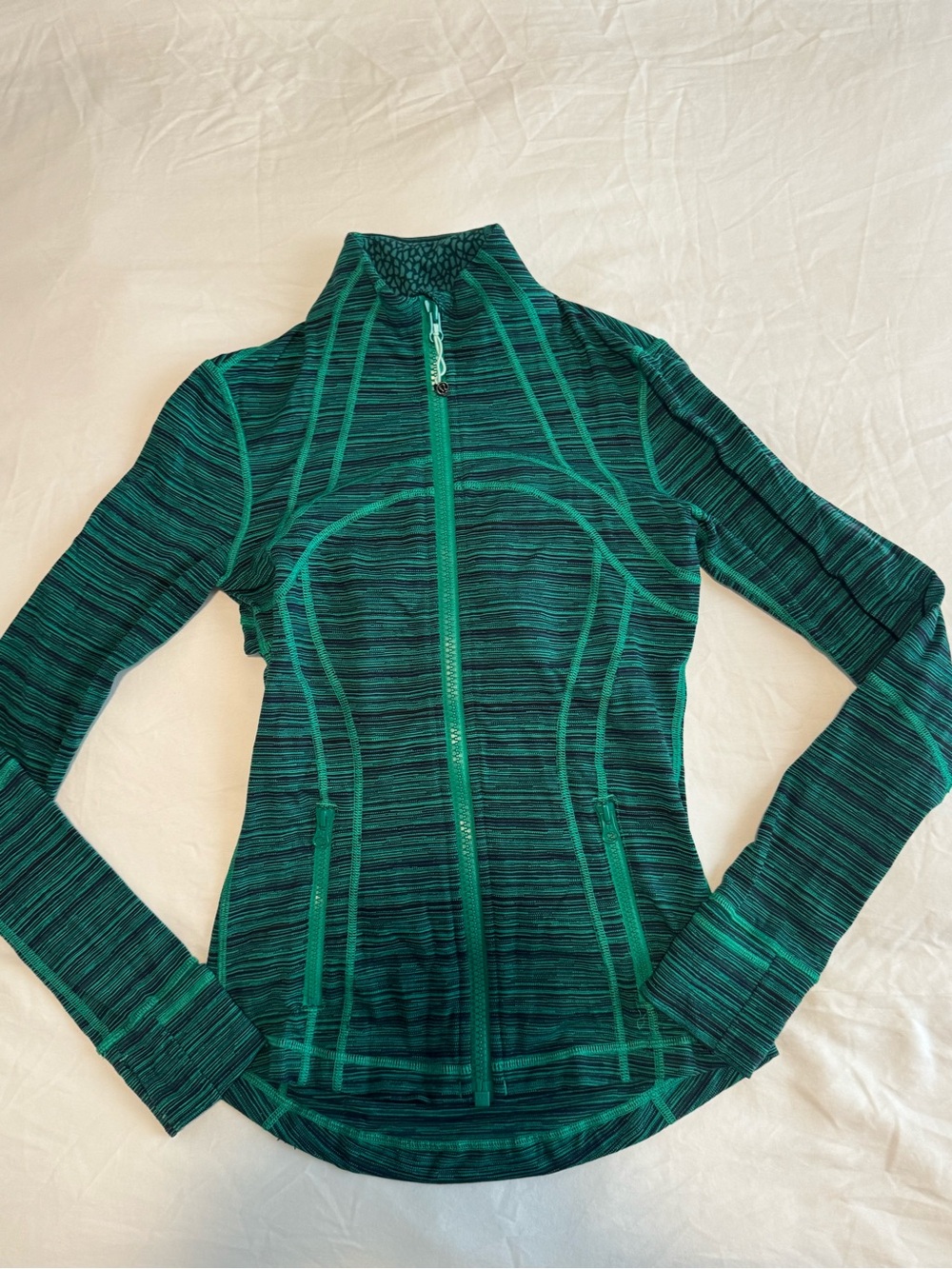 Women’s Green Lululemon Zip-Up Jacket
